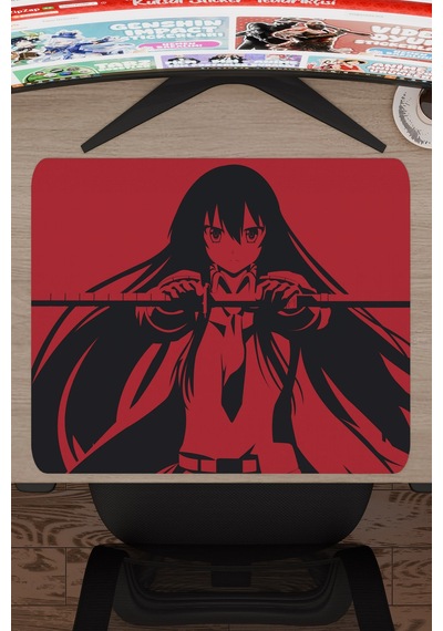 Akame Ga Kill Anime V1 - 48x40 Xl Gaming Kauçuk Kaymaz Taban Mouse Pad Fare Altlığı