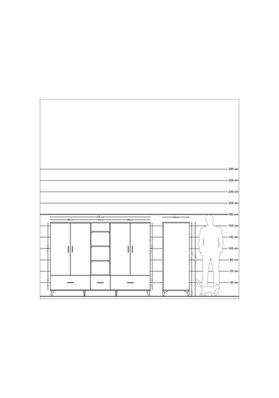 Kronos Dolap 12 Raflı 3 Çekmeceli 4 Kapaklı 220x59x163 Aytaşı-çam Atlas Çam - Aytası Kronos Dolap 12 Raflı 3 Çekmeceli 4 Kapaklı 220x59x163 Aytaşı-çam Atlas Çam - Aytası
