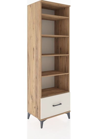 Hyperion Dolap 5 Raflı Tek Çekmeceli 60x44x195 Çam-aytaşı Atlas Çam