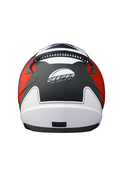 Ls2 Rapıd Deeper Matt Red Black Kask Renkli