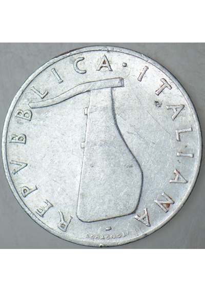 İtalya 5 Liret 1954 Yunus Ve Dümen Temalı. 22601269