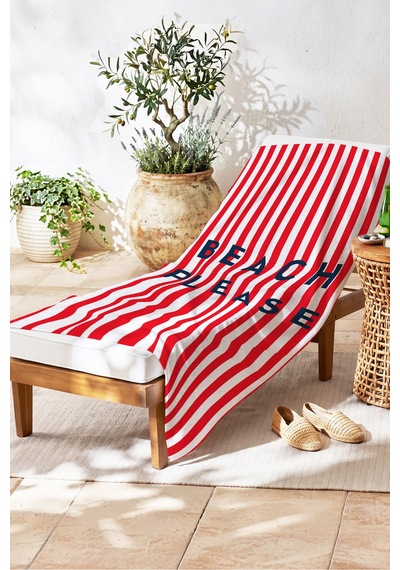 Çizgili Beach Please Modern Plaj Havlusu-kırmızı Beyaz Minimal Havuz Deniz Hızlı Kuruyan Örtü Havlu Dumanlı Esinti Çizgili Beach Please Modern Plaj Havlusu-kırmızı Beyaz Minimal Havuz Deniz Hızlı Kuruyan Örtü Havlu Dumanlı Esinti