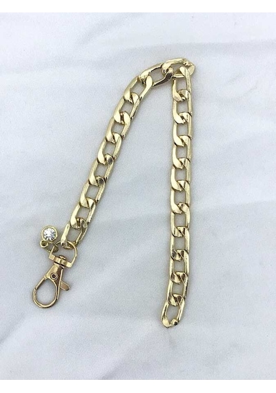 Karışık Renk Pırlantalı Zincir 35cm