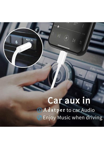 Aux Lightning Kulaklık Çevirici 3.5 MM Jack
