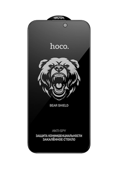 Hoco. Apple İphone 16e Bear Shield Hayalet Cam Ekran Koruyucu - Siyah