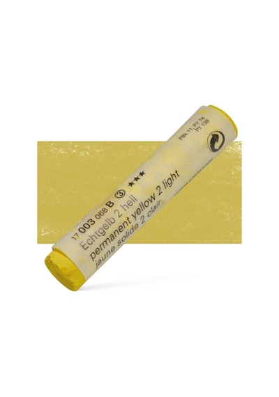Schmincke : Artist Soft Pastel Boya : 003 B Permanent Yellow 2 Light