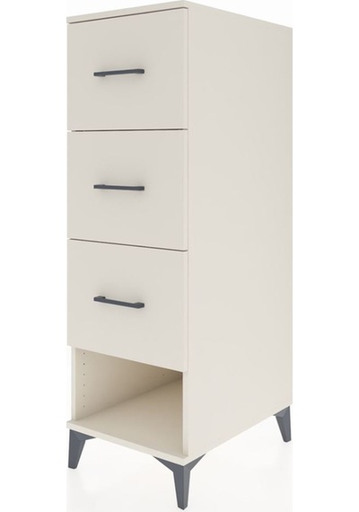 Kronos Dolap 3 Çekmeceli 44x59x134 Aytaşı-aytaşı Aytaşı