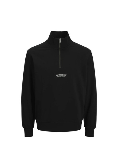 Jack & Jones 12278793 Jjesoho Sweat Qat Zıp Moonbeam Erkek Sweatshirt Bej