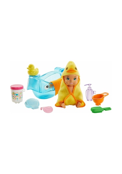 Barbie Bebek Bakıcısı Özellikli Minik Bebekler Banyo Zamanı GHV84