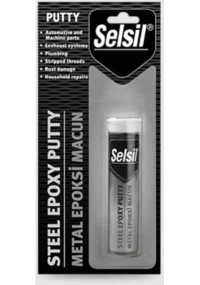 Selsil Metal Putty Epoksi Macun Yapıştırıcı 57 Gr