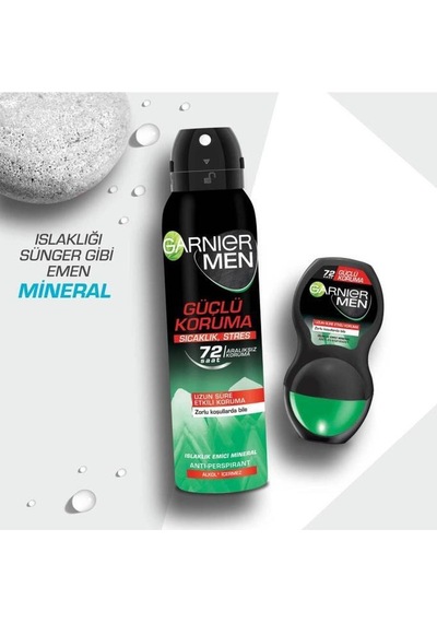 Garnier Men Güçlü Koruma Aerosol Erkek Sprey Deodorant 150 ML