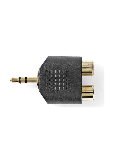 3,5 Mm Erkek - 2x Rca Dişi Altın Kaplama Stereo Çevirici
