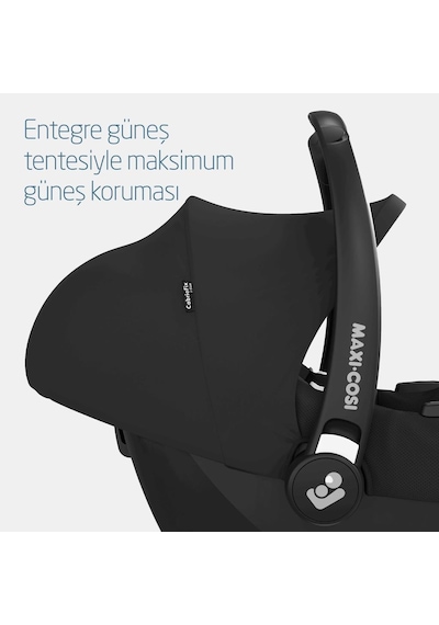 Maxi-Cosi Cabrio Fix I-Size Adac'lı Bebek Oto Koltuğu ve Ana Kucağı 0-13 kg Essential Black