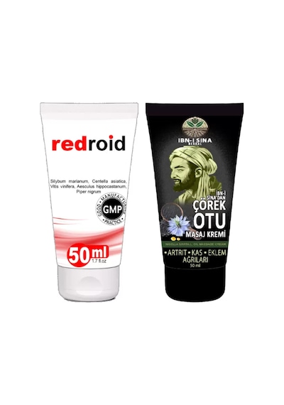 Redroid Baağsur İçin 50 Ml Kremi + İbn-i Sina Çörek Otu Kremi 50 Ml