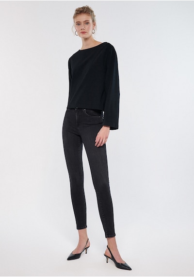 Mavi - Tess Gold Shape Gri Jean Pantolon 100328-31910 Gri