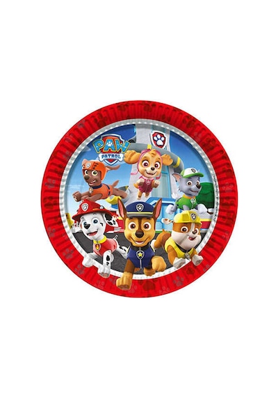 Paw Patrol Refresh Temalı Tabak 23 Cm 8 Adet