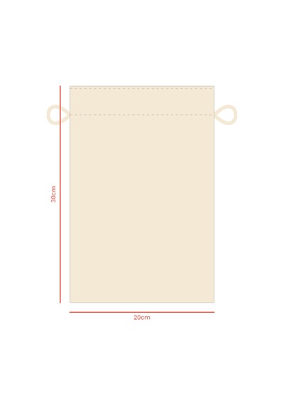 Baghashtag Jüt Kese 20 Cm X 30 Cm Çok renkli