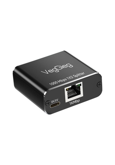1 Giriş 2 Çıkış Rj45 Gigabit Ethernet Çoklayıcı Splitter Adaptör
