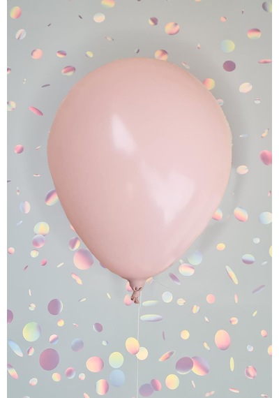 Retro Pink Blush Lateks Balon 12 İnç Retro Renk Balonlar 10 Lu Pink Blush