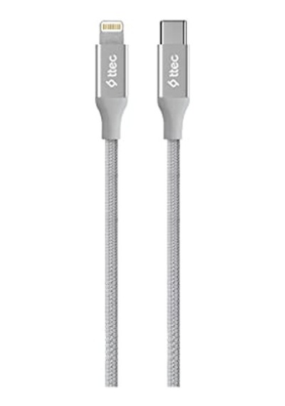 Alumicable Type-c Lightning Hızlı Şarj Kablosu 150cm 2dk41-8 Farklı Renk Gri Diğer