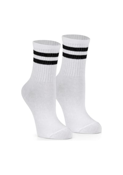 Ozzy Socks Çizgili Kadın Tenis Çorabı Çok Renkli 6'lı Çok Renkli