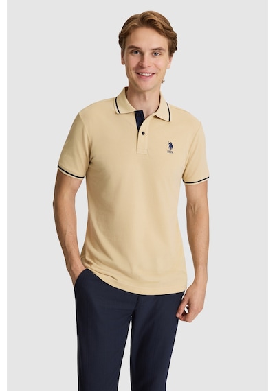 U.S. Polo Assn. U.s. Polo Assn. Erkek Bej Tişört Basic 50326975-vr011