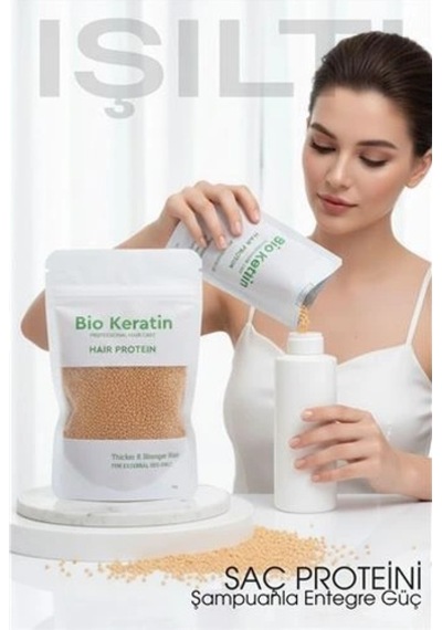 Mey İthalat Saç Bakım Proteini Yıpranmış Saçlar İçin 50g Hair Protein