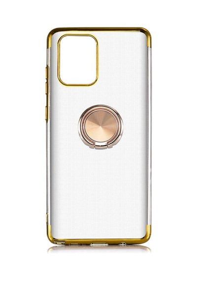 Galaxy A91 (S10 Lite) Kilif Gess Kenarlari Renkli Yüzük Aparatli 492708478