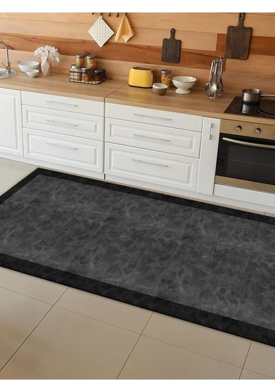 Makinede Yıkanabilir Kaymaz Taban Leke Tutmaz Dijital Baskı Mutfak Halısı 6148m 001