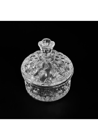 Konak Züccaciye Cam Şekerlik / Lokumluk Küçük 7.5x7.5 Cm