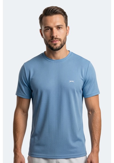 Slazenger Hıjack I Erkek Mavi Tişört