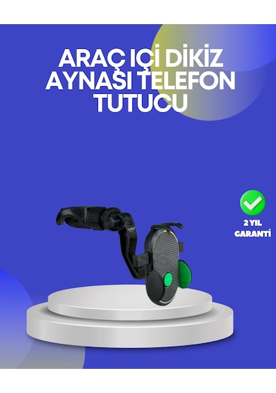 Dikiz Aynasına Ve Koltuk Başlığına Uyumlu Telefon Tutucu