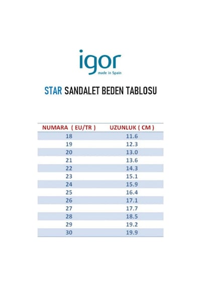 Igor Star Çocuk Lacivert Sandalet S10171-063 Lacivert