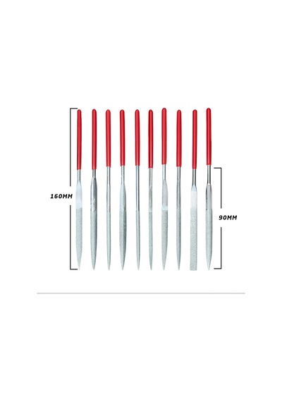 Elmas Saatçi Eğe Seti 4x160 Mm 10 Parça