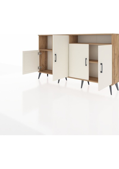 Arges Konsol 5 Raflı 4 Kapaklı 176x30x99 Çam-aytaşı/çam Aytası/atlas Çam - Atlas Çam Arges Konsol 5 Raflı 4 Kapaklı 176x30x99 Çam-aytaşı/çam Aytası/atlas Çam - Atlas Çam