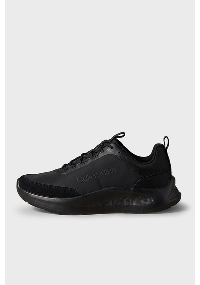 Calvin Klein Süet Detaylı Sneaker Ayakkabı Erkek Ayakkabı Hm0hm02342 0gj Siyah