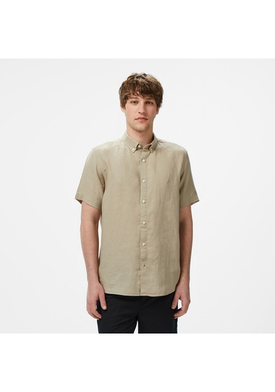 Nautica Erkek Bej Classic Fit Gömlek Düz W55100t Bej