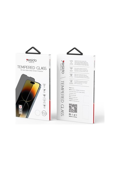 Yesido Apple Uyumlu iPhone 16 Premium 5d Privacy Hayalet Cam Ekran Koruyucu