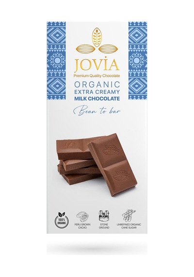 3 Adet Jovıa Organıc Extra Creamy Mılk Çikolata 85 G