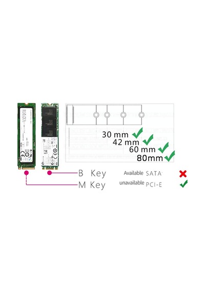 AoGo M-Key PCIe M.2 NVME Dönüştürücü SSD PCI Express GEN3 Tam Hız PCI E X4 X8X16 2230 2242 2260 2280