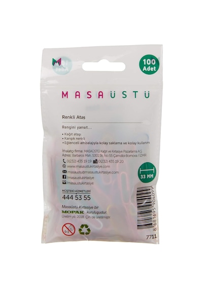 Masaüstü Masaüstü Ataş Çok Renkli