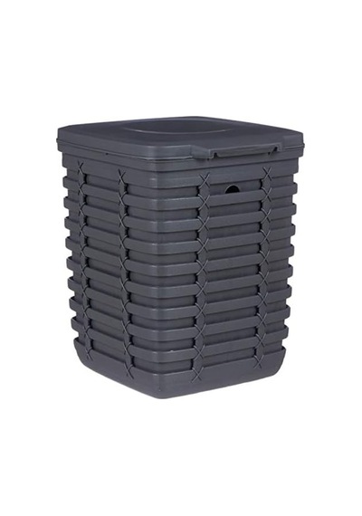 Pedallı Çöp Kovası, /gri, 9 Lt Gri