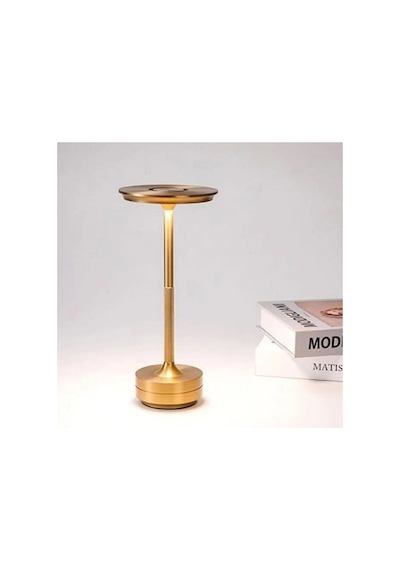 Nfsm Eskitme Gold Kasa Dokunmatik Şarjlı Masa Lambası 3 Renk Işık Modlu, Led Aydınlatmalı, Modern Çok Renkli Çok Renkli Nfsm Eskitme Gold Kasa Dokunmatik Şarjlı Masa Lambası 3 Renk Işık Modlu, Led Aydınlatmalı, Modern Çok Renkli Çok Renkli