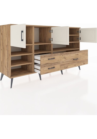 Hyperion Konsol 8 Raflı 3 Çekmeceli 4 Kapaklı 176x44x99 Çam-aytaş Çam-aytaşı/çam Hyperion Konsol 8 Raflı 3 Çekmeceli 4 Kapaklı 176x44x99 Çam-aytaş Çam-aytaşı/çam