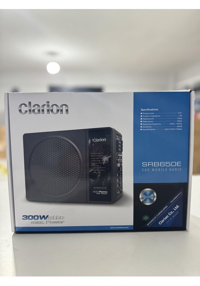 Clarion Srb-650e Koltuk Altı Subwoofer 16cm 150rms 300watt