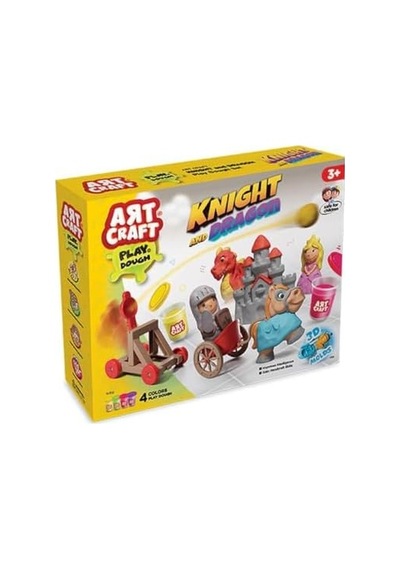 Art Şövalye Ve Ejderha Oyun Hamur Set 280 Gr Açık Bej