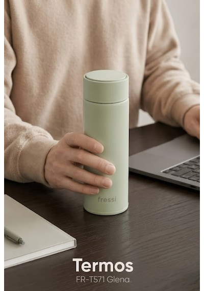 Yeşil Glena Paslanmaz Çelik 500 Ml Termos Fr-t571 Diğer