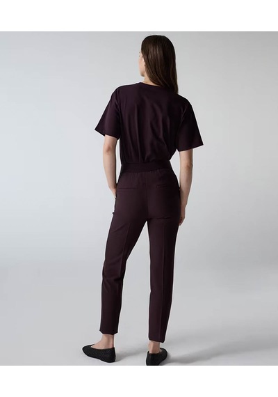 İpekyol Elastik Bel Skinny Fit Mürdüm Kadın Pantolon Iw6260003153