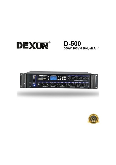 Dexun D-500 100V 6 Bölgeli Anfi