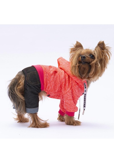 Pembe New York Köpek Tulumu Köpek Kıyafeti Kedi Kıyafeti